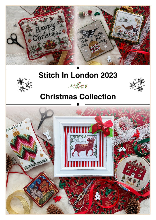 Christmas Collection - Stitch In London 2023 - collection of Christmas cross stitch designs